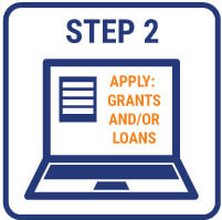 Apply to Grants and or Loans Graphic